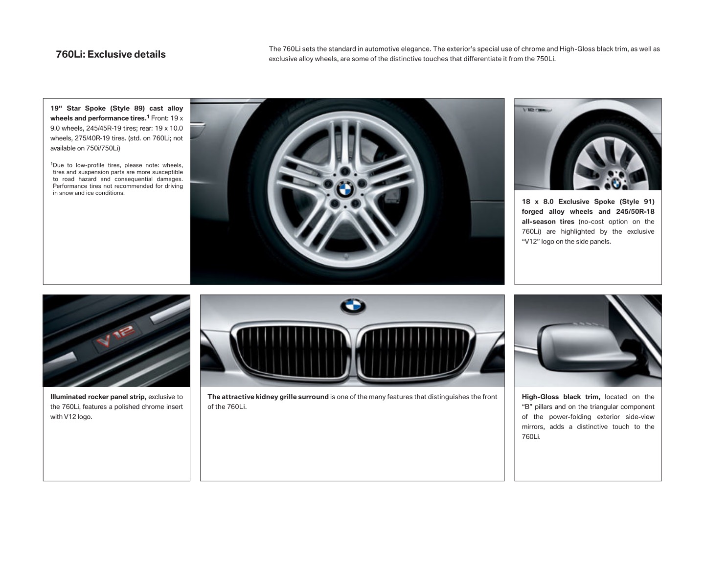 2008 BMW 7-Series Brochure Page 1